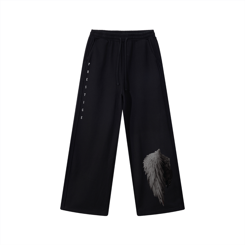 Prestige Tape Straight-Leg Sweatpants - White