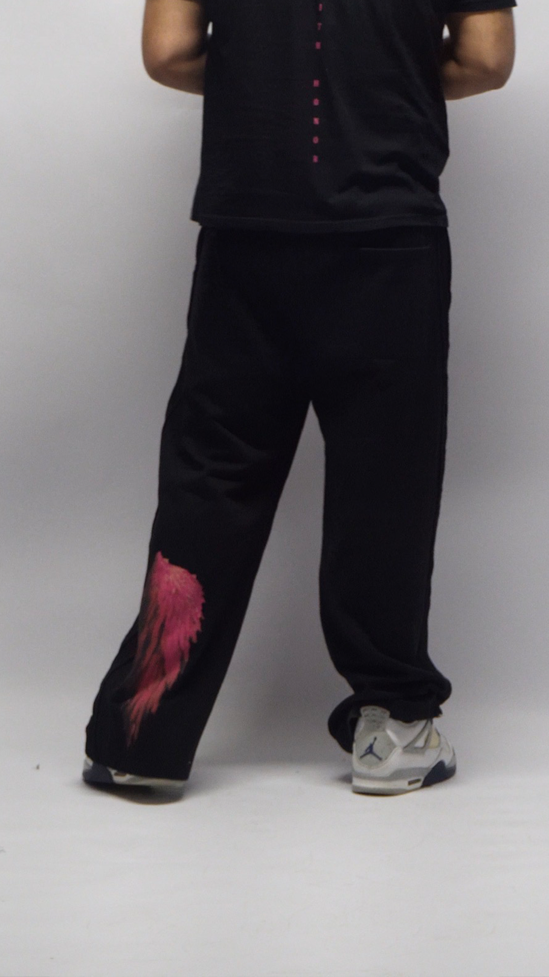 Prestige Tape Straight-Leg Sweatpants - pink